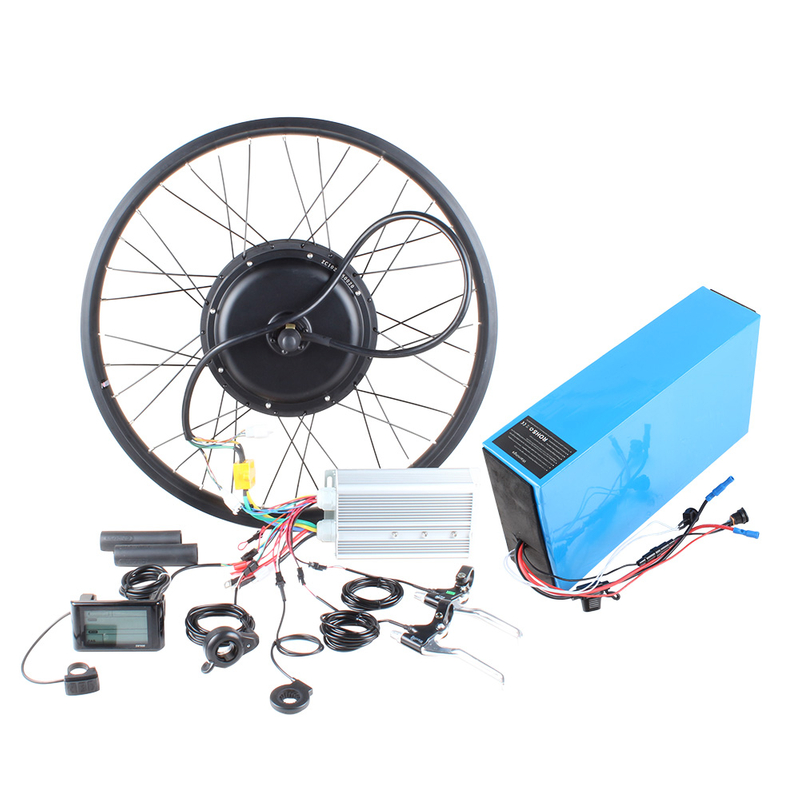 5000w Brushless Direct Hub Motor Kit Front And Rear Wheel Electric Bike Conversion Kit
