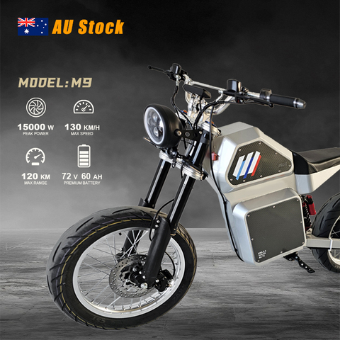 15000KW 72V 60Ah Elektrikli Motosiklet M9
