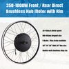 48v 500w Brushless Direct Hub Motor Kit Front And Rear Wheel Electric Bike Conversion Kit