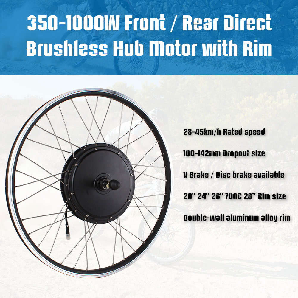 48v 1000w Blcd Direct Hub Motor Ebike 