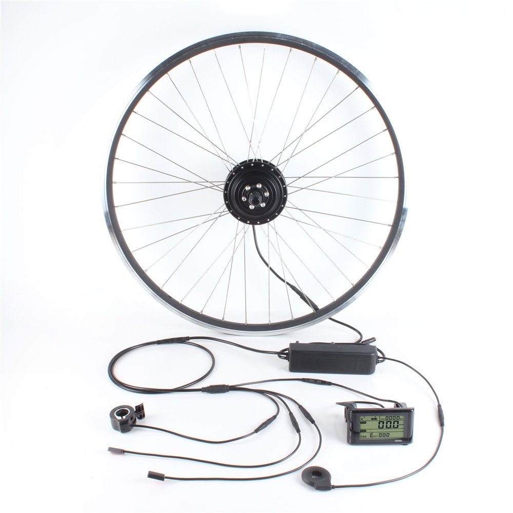 36v 250w Brushless Geared Hub Motor Kit Front And Rear Wheel Electric Bike Conversion Kit